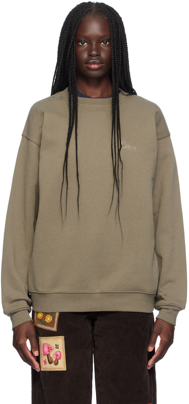 

Толстовка Taupe Classic с маленьким логотипом Dime