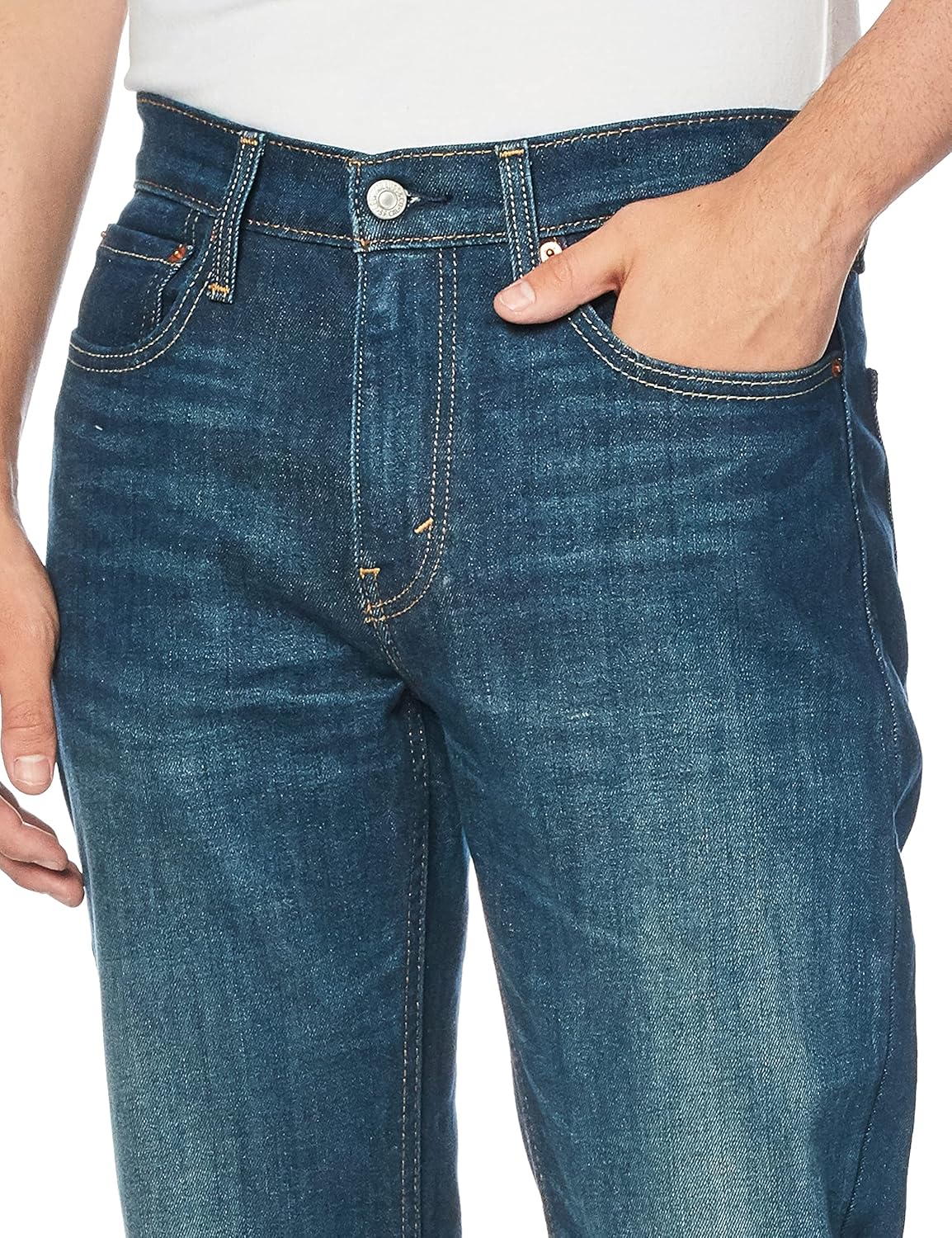 Мужские джинсы Levi's 514 прямого кроя, синий — фото 3