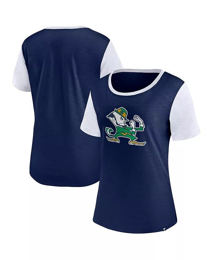 

Женская темно-синяя футболка Notre Dame Fighting Irish Carver Fanatics