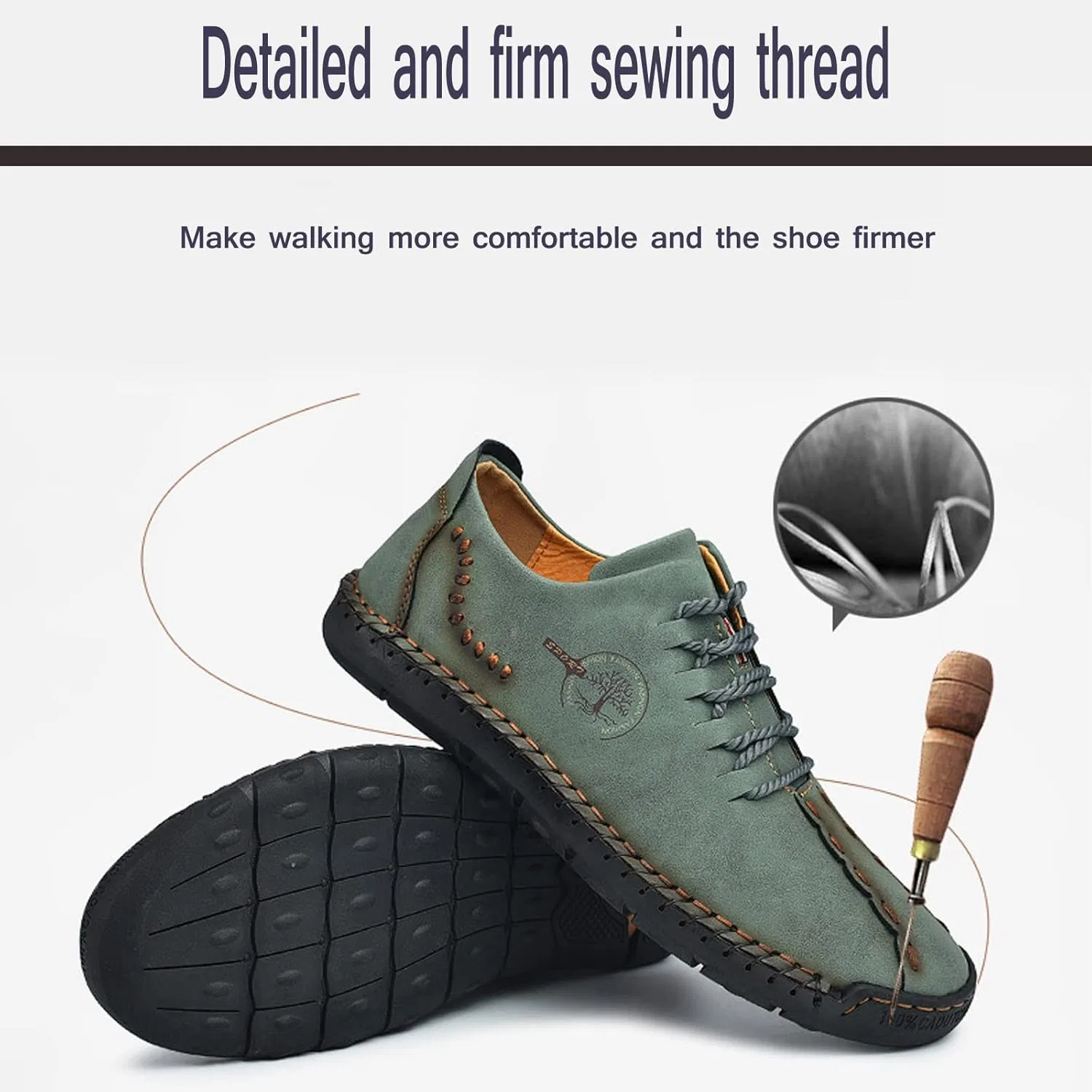 Мужские лоферы Asifn Leather Sneakers, черный — фото 3