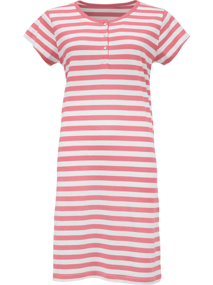 

Ночная рубашка из одинарного джерси кораллового цвета REDBEST