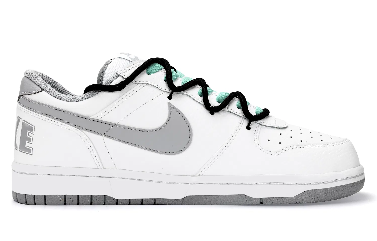 Кеды Nike Big Low Skateboard Shoes Black White — фото 4