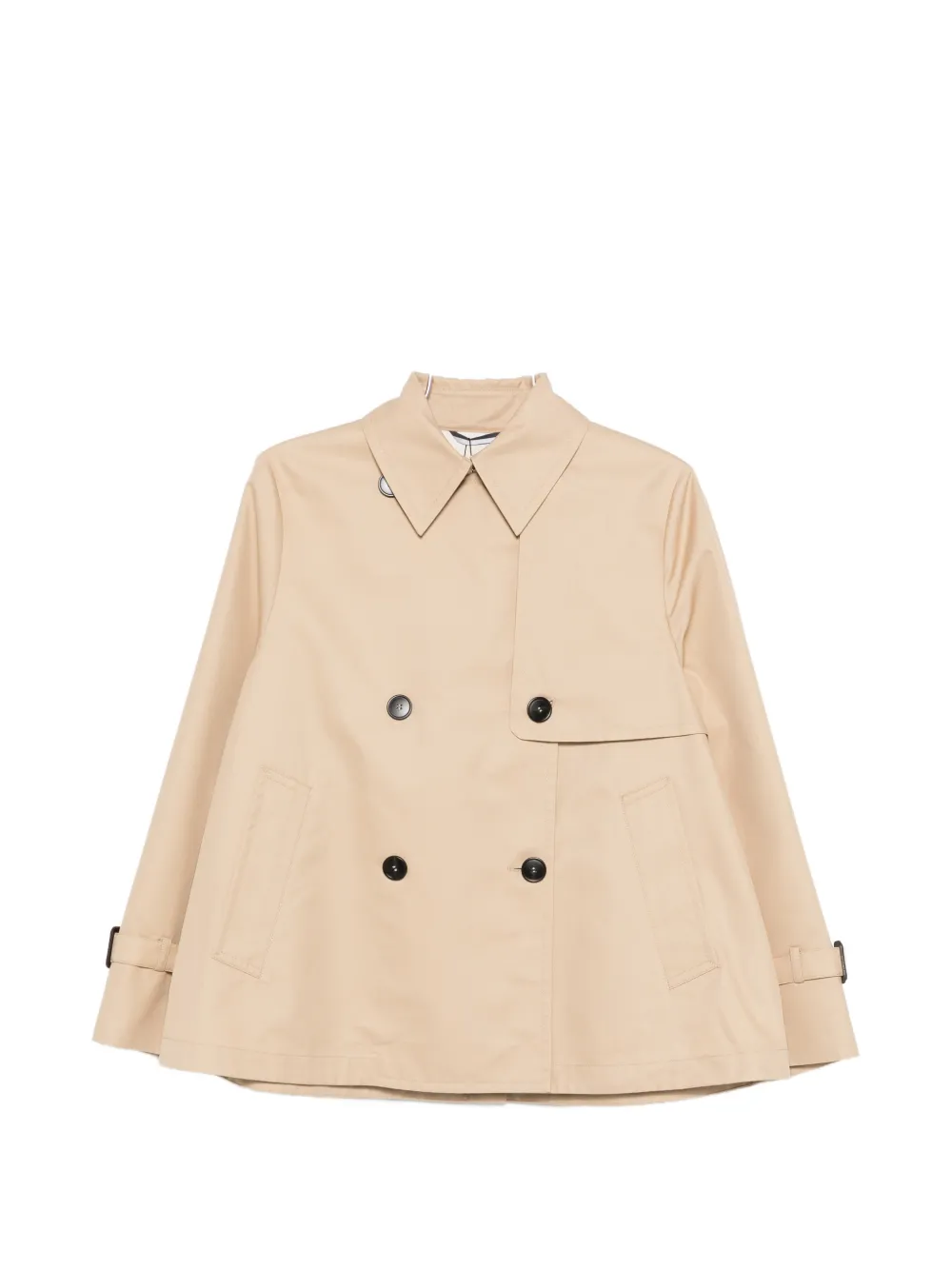 

Двубортный жакет Wkdbiglia Weekend Max Mara, бежевый