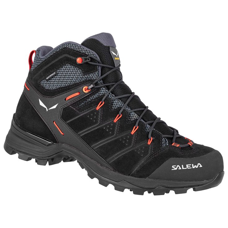 

Походные ботинки Alp Mate Mid Wp Black Out Fluo Orange - 9 Salewa