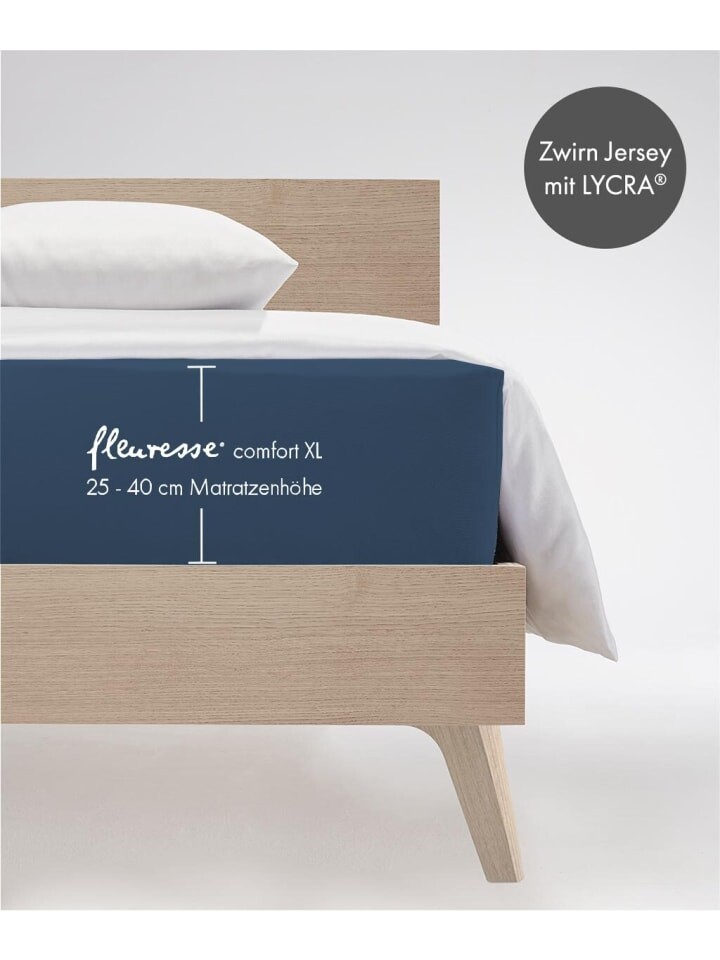 

Простыня Fleuresse Comfort XL, цвет denim