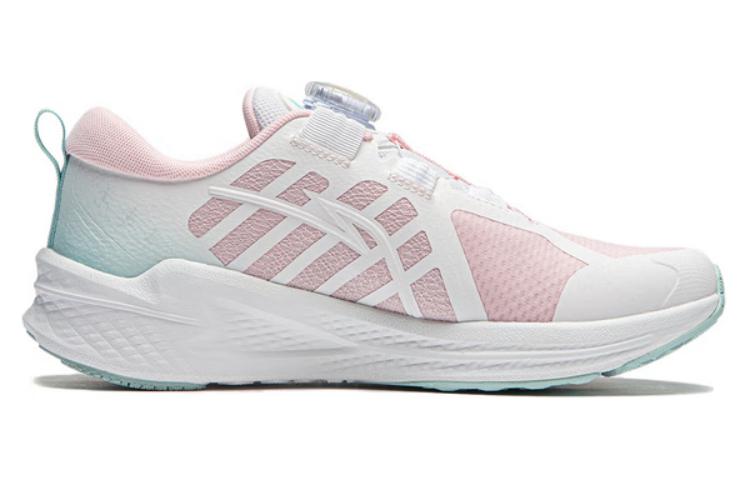 LINING YOUNG Кроссовки для бега Vermilion Bird 1.0 с амортизацией Rebound Low Top для детей, белые, розовые — фото 2
