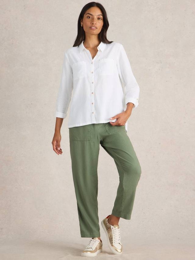 

Вышитая рубашка Sophie из чистого органического хлопка White Stuff