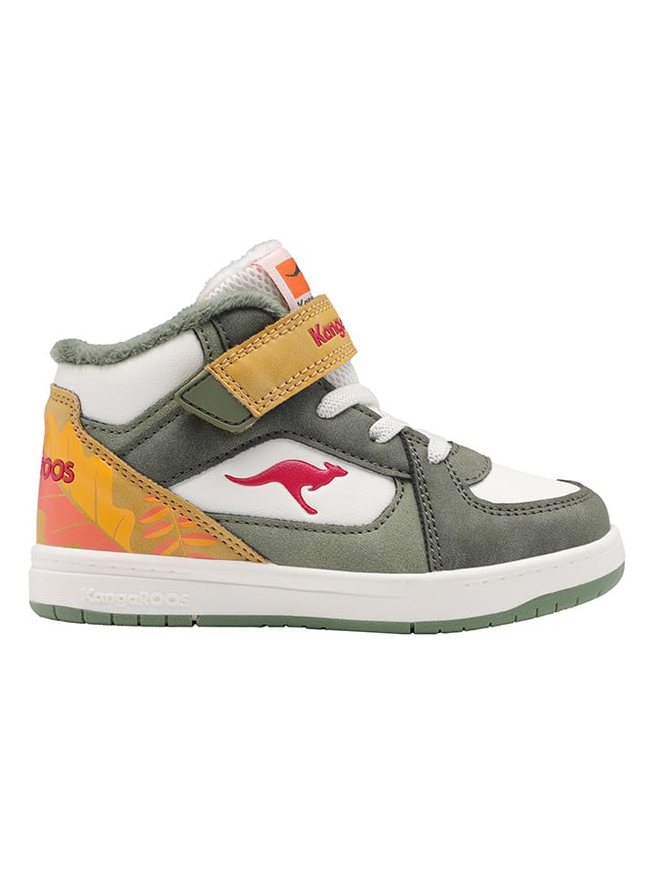 

Кроссовки K-CPI Kalino Mid EV в белом/желтом/зеленом цвете Kangaroos