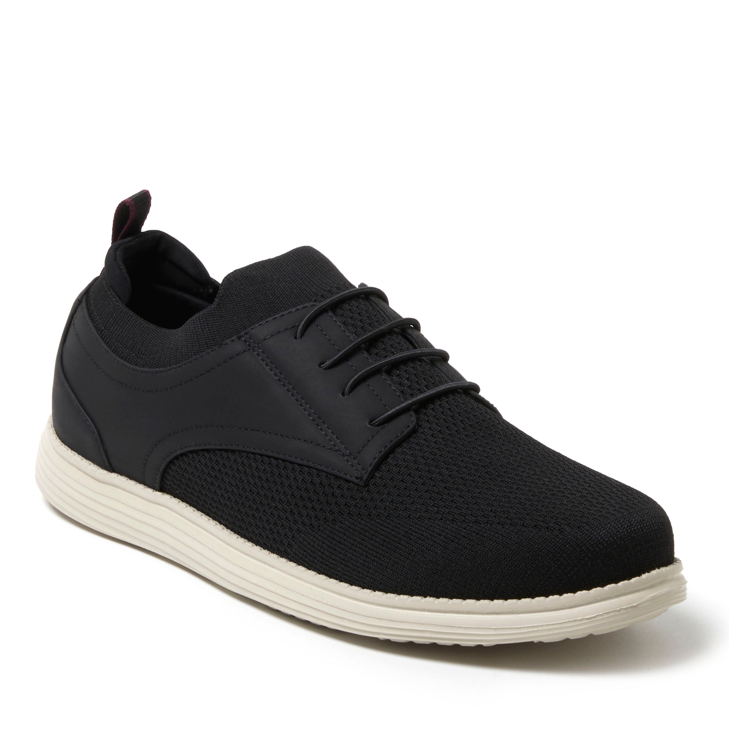 

Dearfoams Мужские кроссовки Nash Stretch Knit Oxford Slip On, черный
