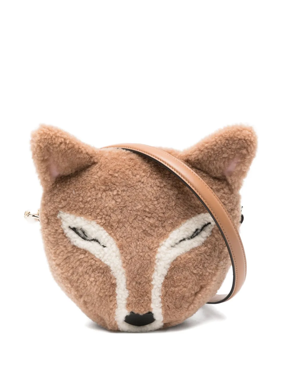 

Сумка из овчины JIMMY CHOO, коричневый