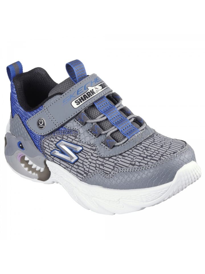 

Кроссовки на шнуровке Skechers Footwear Sportschuh S- Lights Shark Blinker, серый