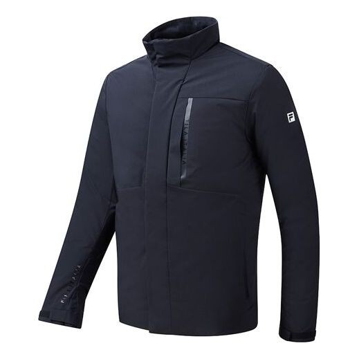 

Пуховик FILA Athletics Stand Collar Casual Down Jacket Black, черный
