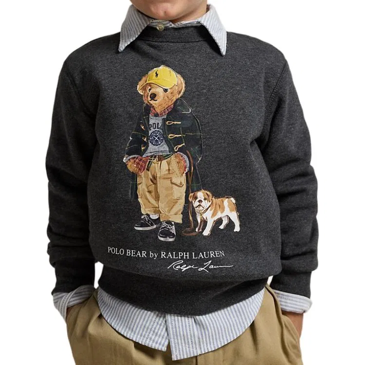 Свитшот детский Polo Ralph Lauren, Gray — фото 3