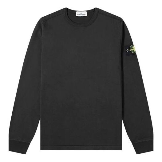 

Толстовка lightweight crew sweatshirt 'black' Stone Island, черный