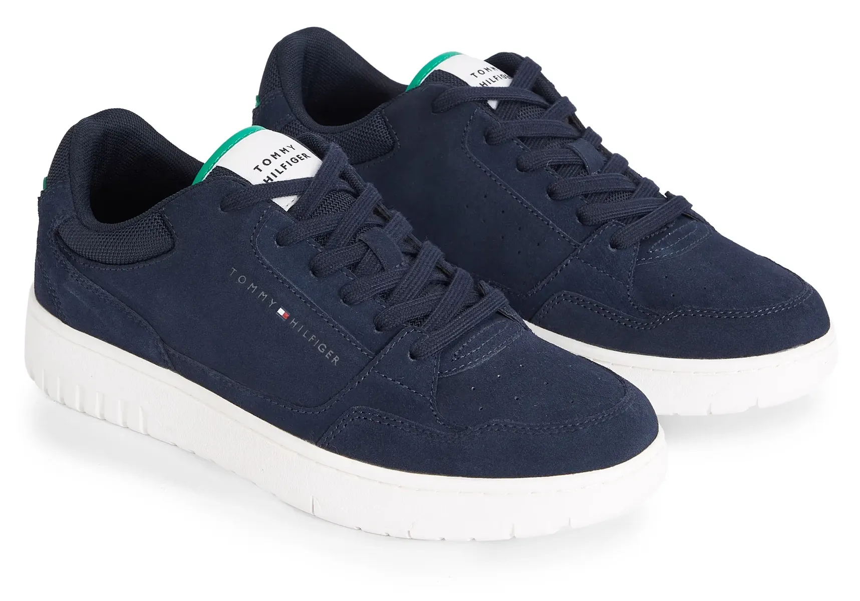 

Кроссовки Tommy Hilfiger "TH BASKET CORE SUEDE MIX", синий