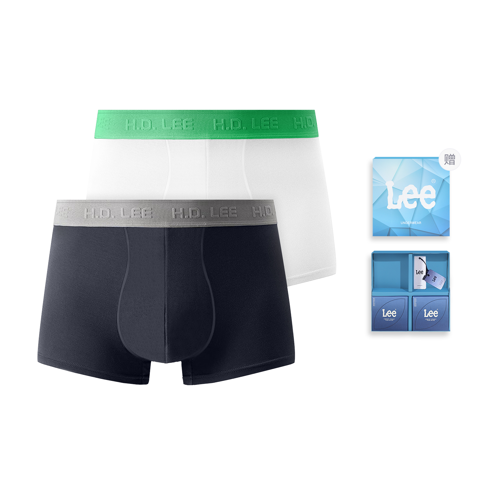 

Galaxy Underwear подарочные наборы мужские 2 шт Lee, темно-серый