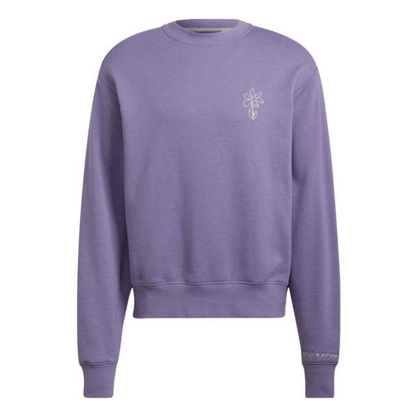 

Толстовка adidas originals Sports Round Neck Pullover Casual Purple, мультиколор