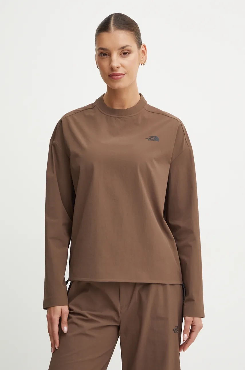 

Тканая толстовка The North Face, коричневый