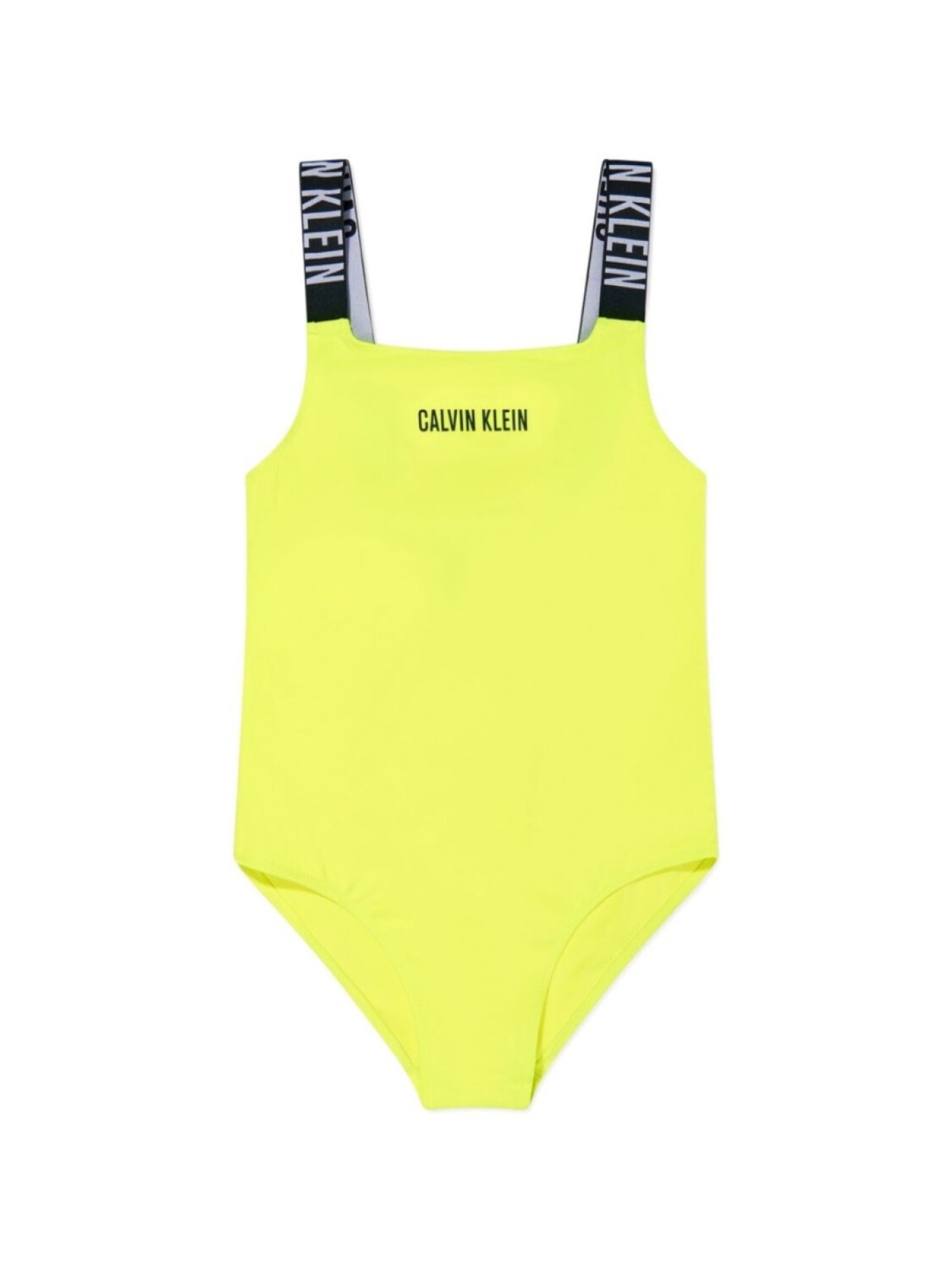 

Купальник с логотипом Calvin Klein Kids, желтый