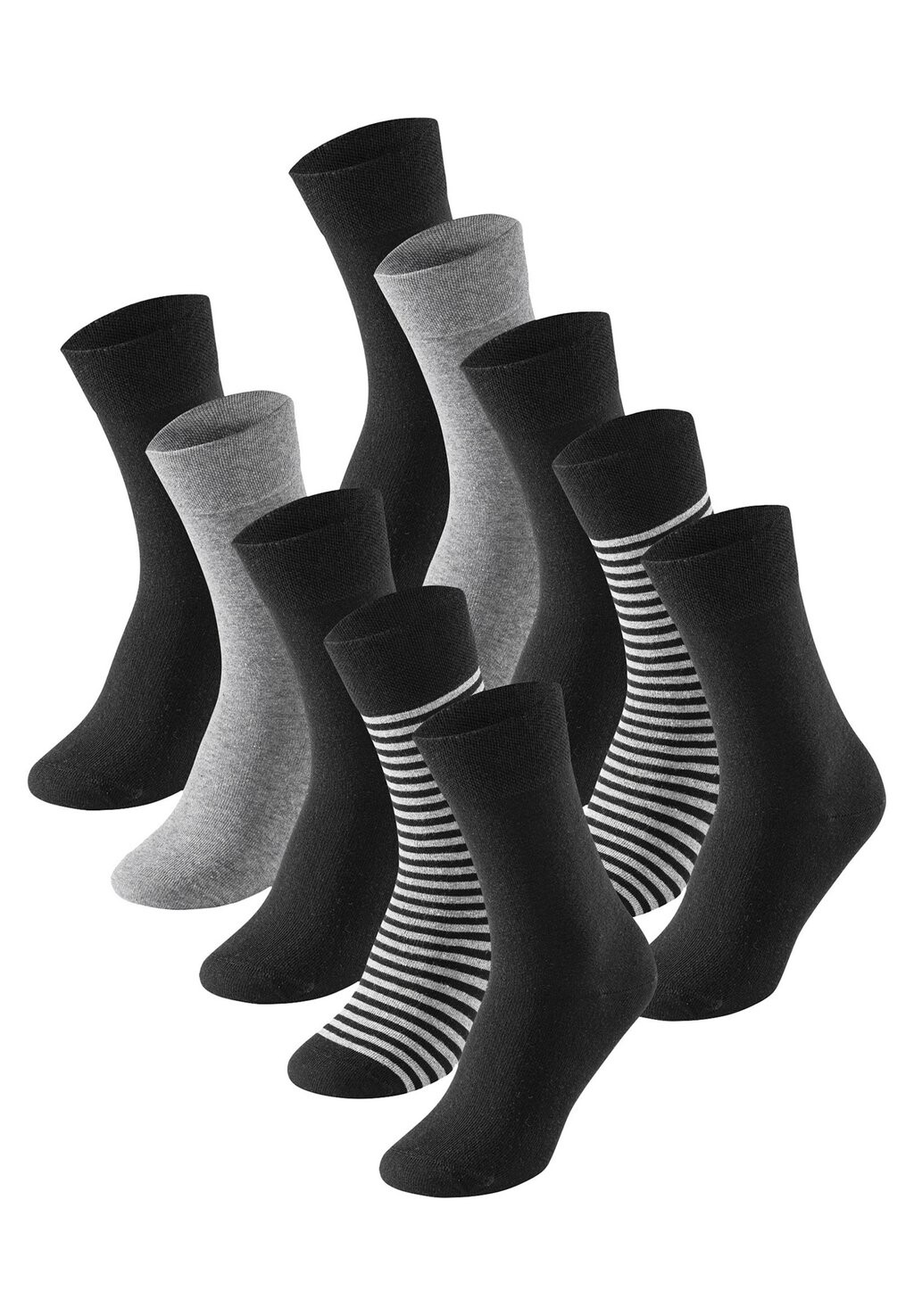 

Носки 10-PACK Schiesser, цвет Mottled Grey