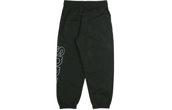 Спортивные штаны (WMNS) adidas neo Brlv Wvn Tp Logo Printing Sweatpants Black, черный — фото 2