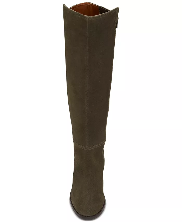 Женские высокие сапоги Bonnay Extra Wide Calf с широким голенищем Lucky Brand, зеленый — фото 4