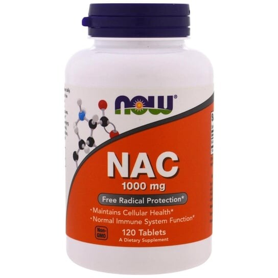 

Now Foods, NAC N-ацетил-L-цистеин 1000мг 120 таб.