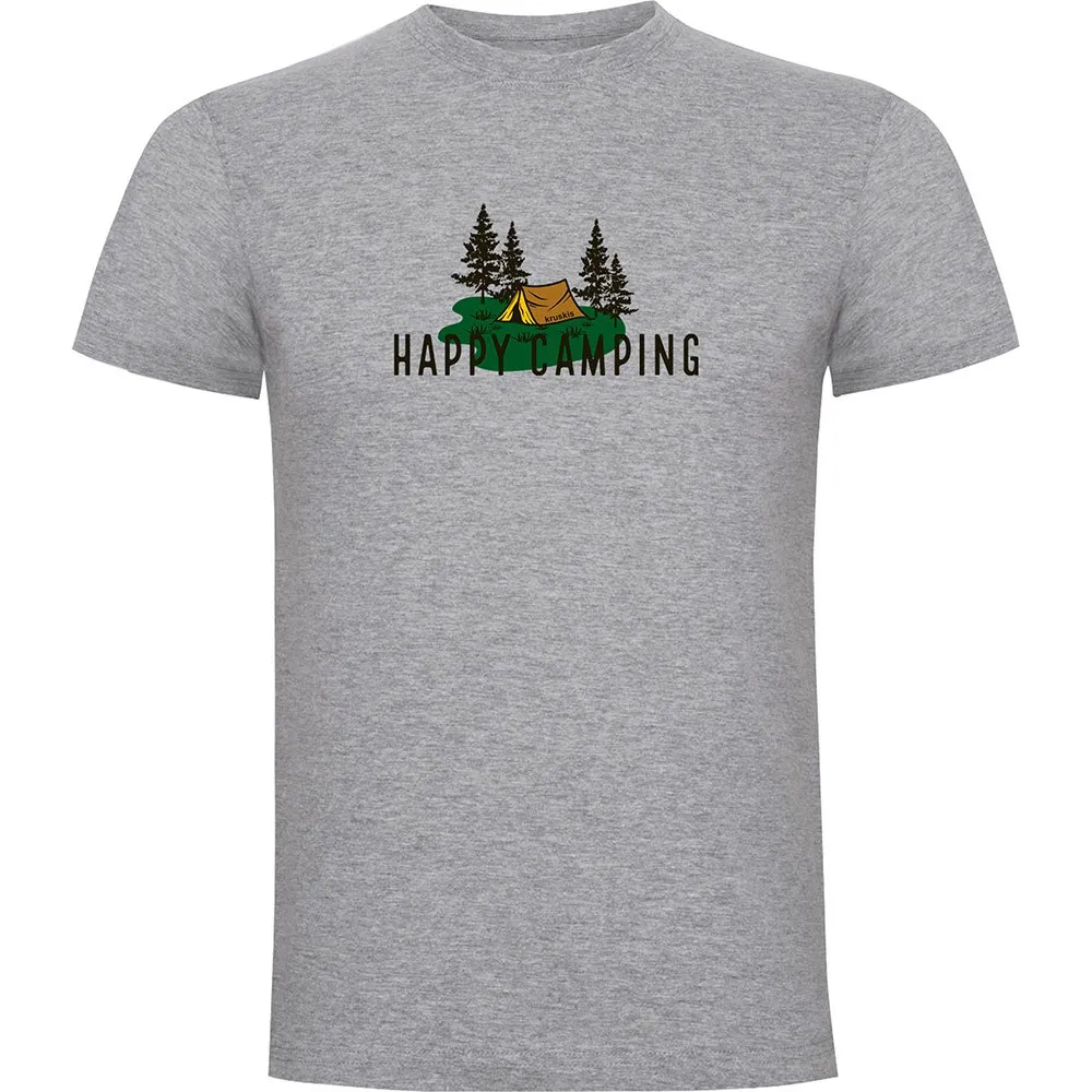 

Футболка Kruskis Happy Camping, серый