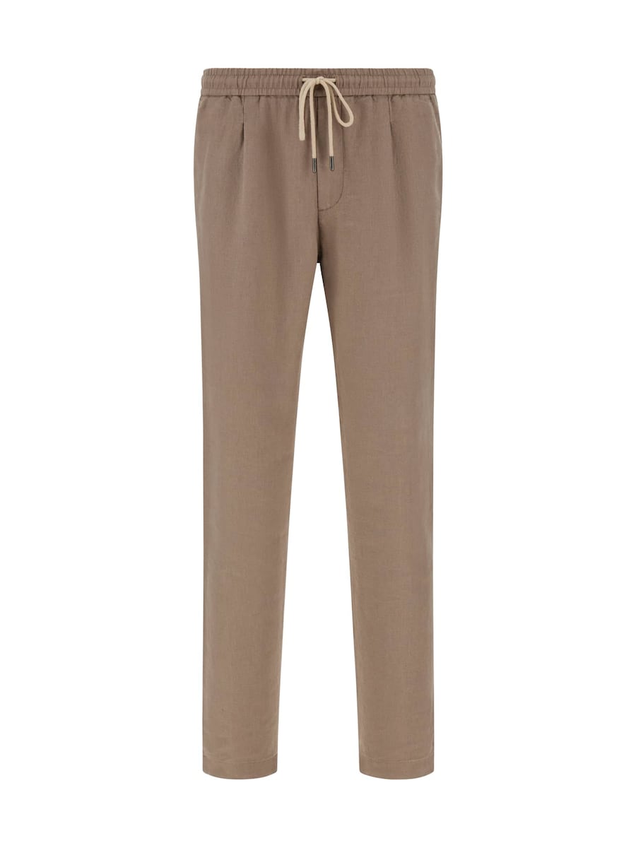 

Обычные плиссированные брюки Boggi Milano, серо-коричневый