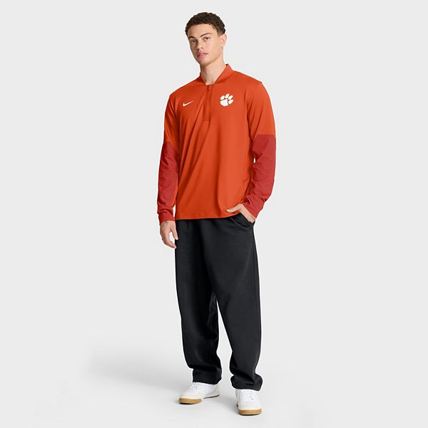 Мужская оранжевая толстовка Clemson Tigers One Goal с полузастежкой Nike — фото 4