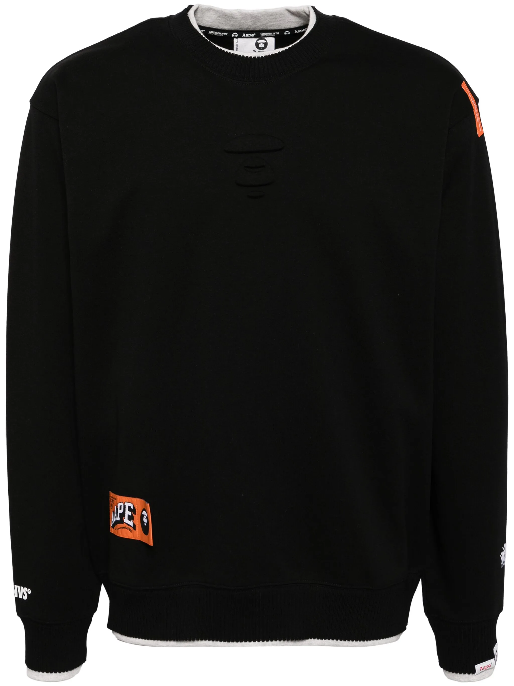 

Многослойная толстовка Aape By A Bathing Ape, черный