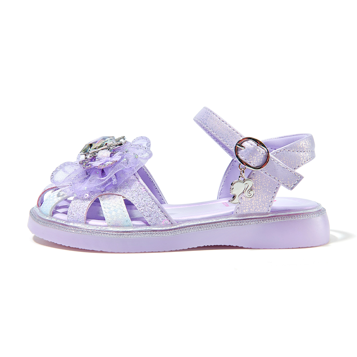 

Дышащие низкие детские сандалии для детей от 3 до 7 лет Barbie, светло-фиолетовый