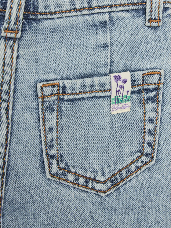 Джинсовые шорты обычного кроя 4UTPG902K United Colors Of Benetton, синий — фото 3