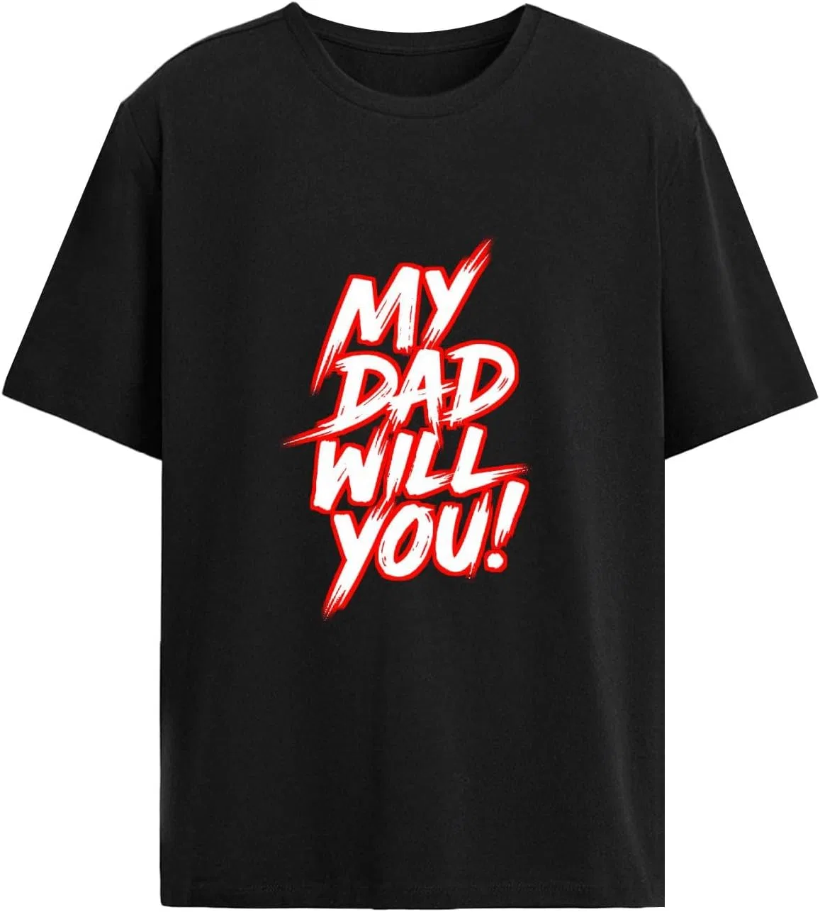 Футболка My Dads Will Kill You для женщин Generic, черный