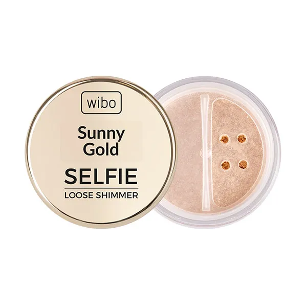 

Осветляющие порошки Sunny Gold Selfie Loose Shimmer Wibo, 1 UD