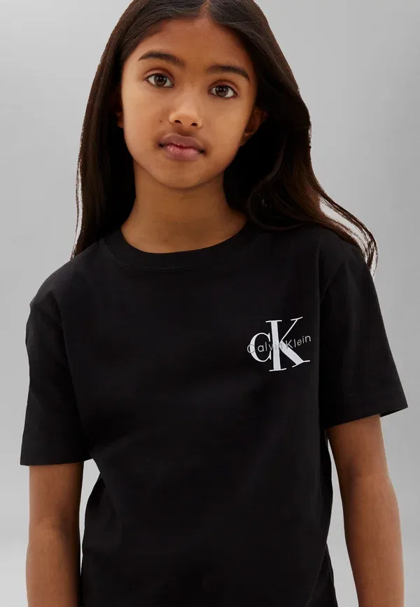 Футболка с принтом Monologo Calvin Klein Jeans, черный — фото 4