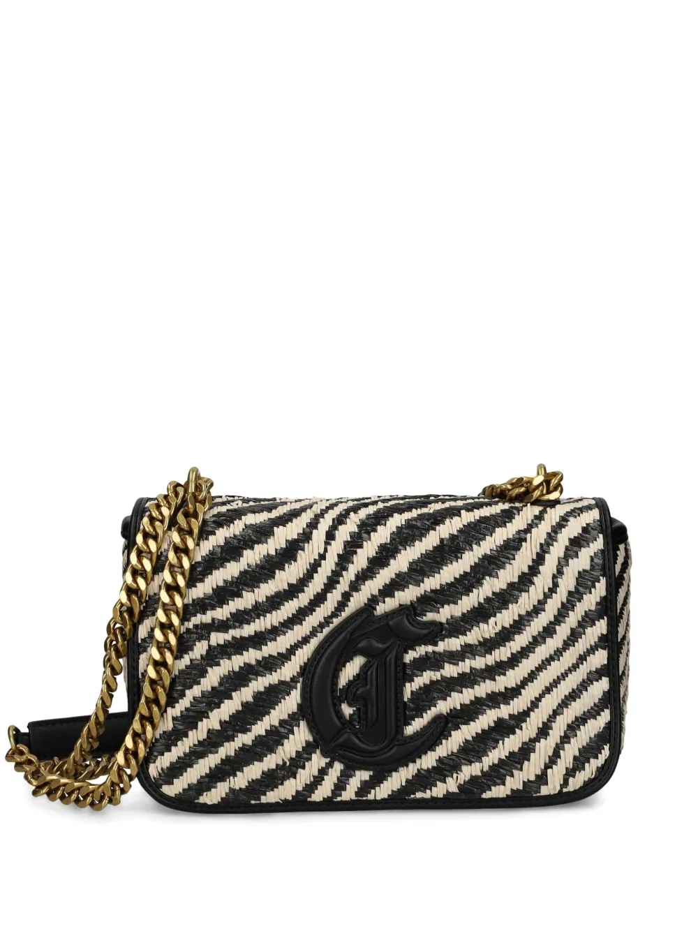 

Сумка через плечо с зебровым принтом Just Cavalli, черный