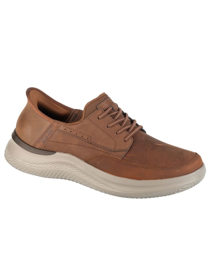

Кроссовки на шнуровке Skechers Slip-Ins: Rory, коричневый