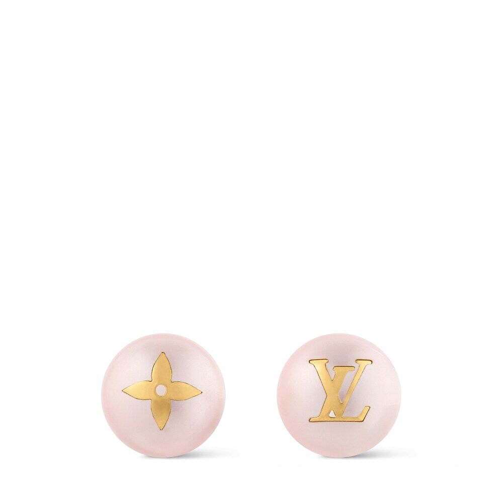 

Серьги My Mix Pearl Louis Vuitton, розовый
