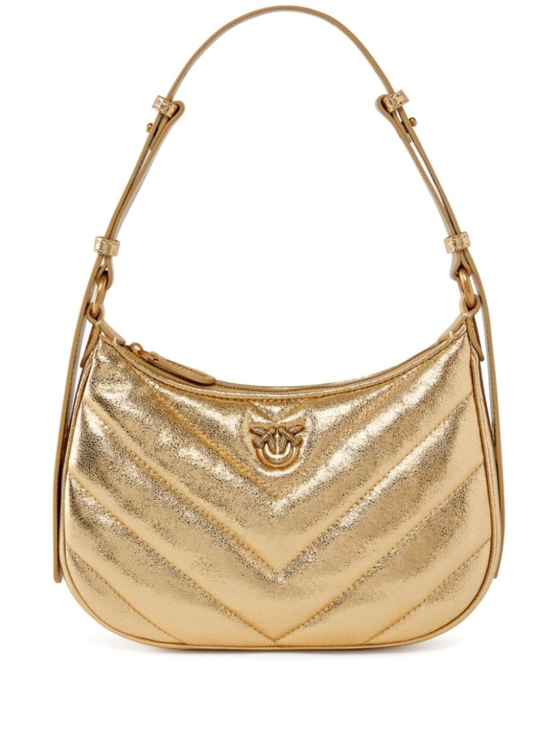 

Мини-сумка PINKO Half Moon на плечо, золотой