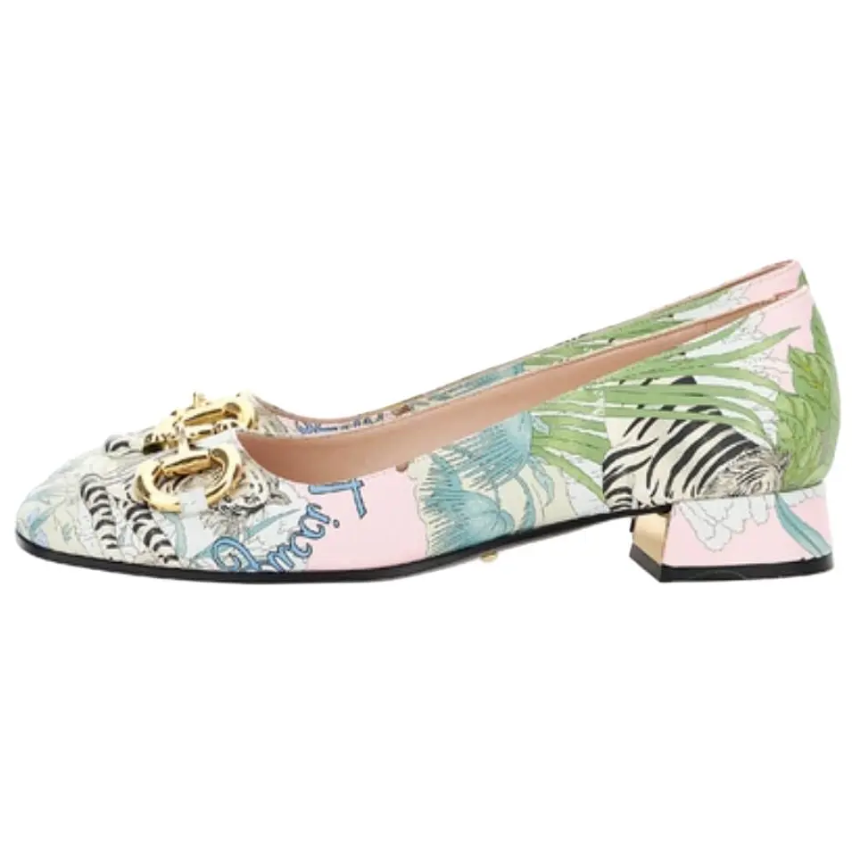 Повседневные туфли женские белые GUCCI