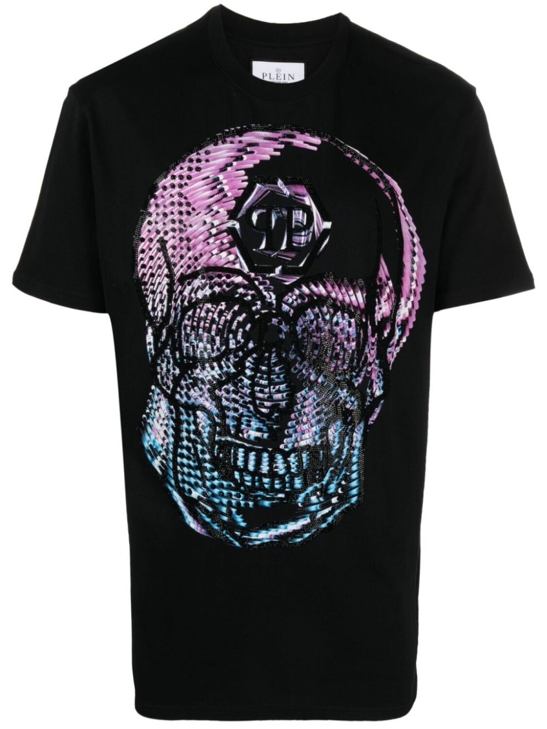 

Philipp Plein футболка с принтом, черный