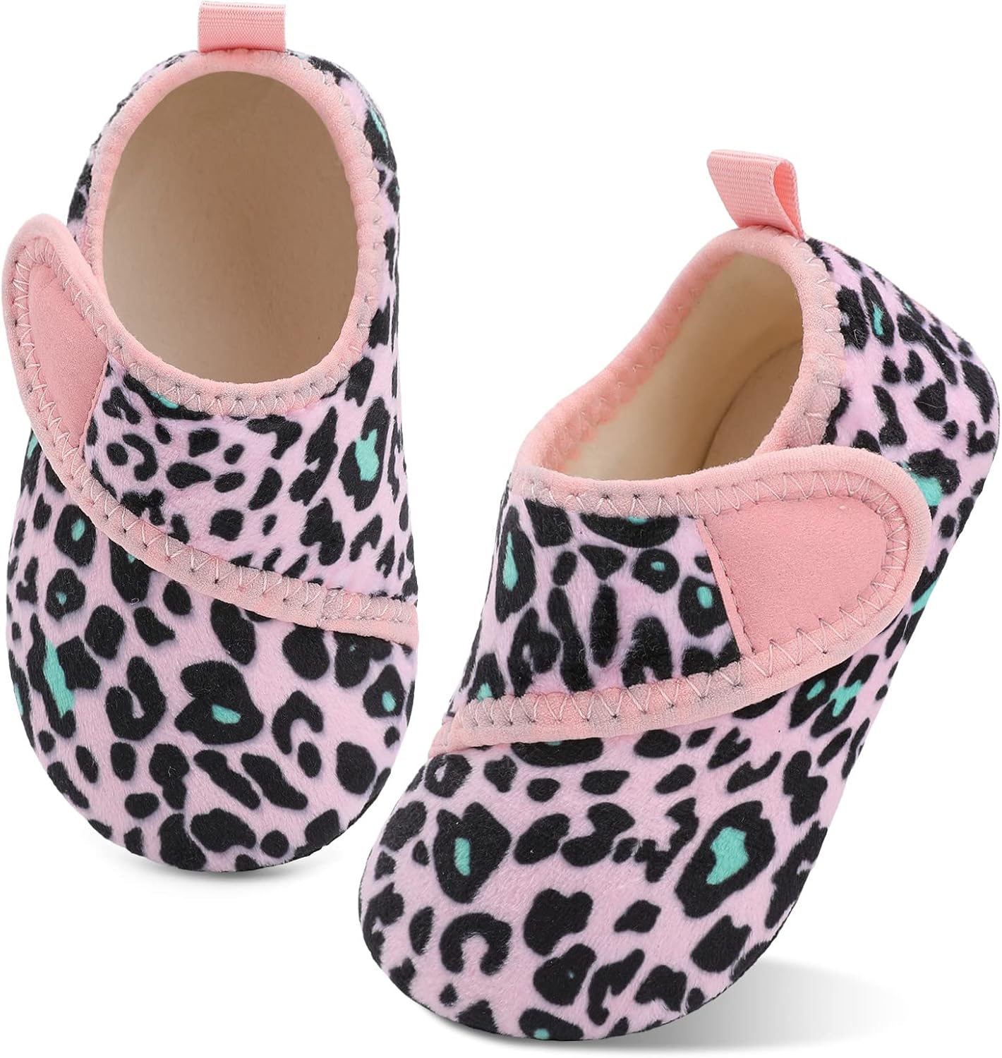 

Домашние тапочки для детей XIHALOOK для мальчиков и девочек с микрофлисовой подкладкой, уютные, с подошвой против скольжения, фиолетовый