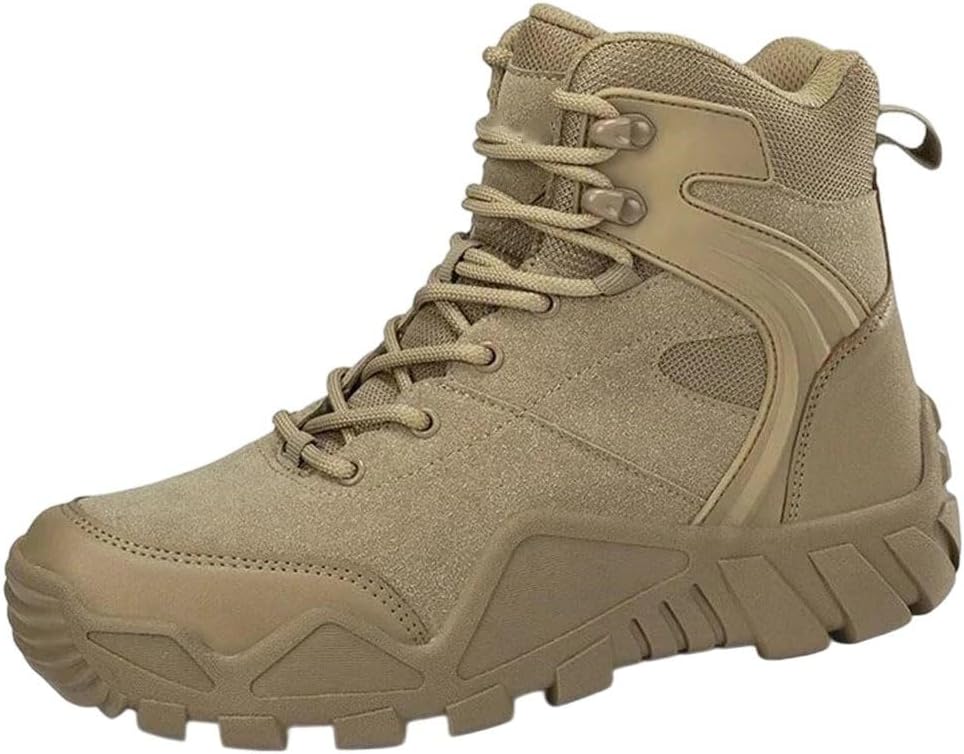 

Мужские тактические походные водонепроницаемые ботинки больших размеров для мотоцикла и пеших прогулок Generic, 301-sand