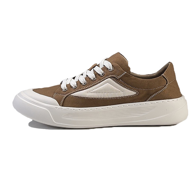 

Devanro Мужские низкие кеды повседневные хаки, цвет Khaki