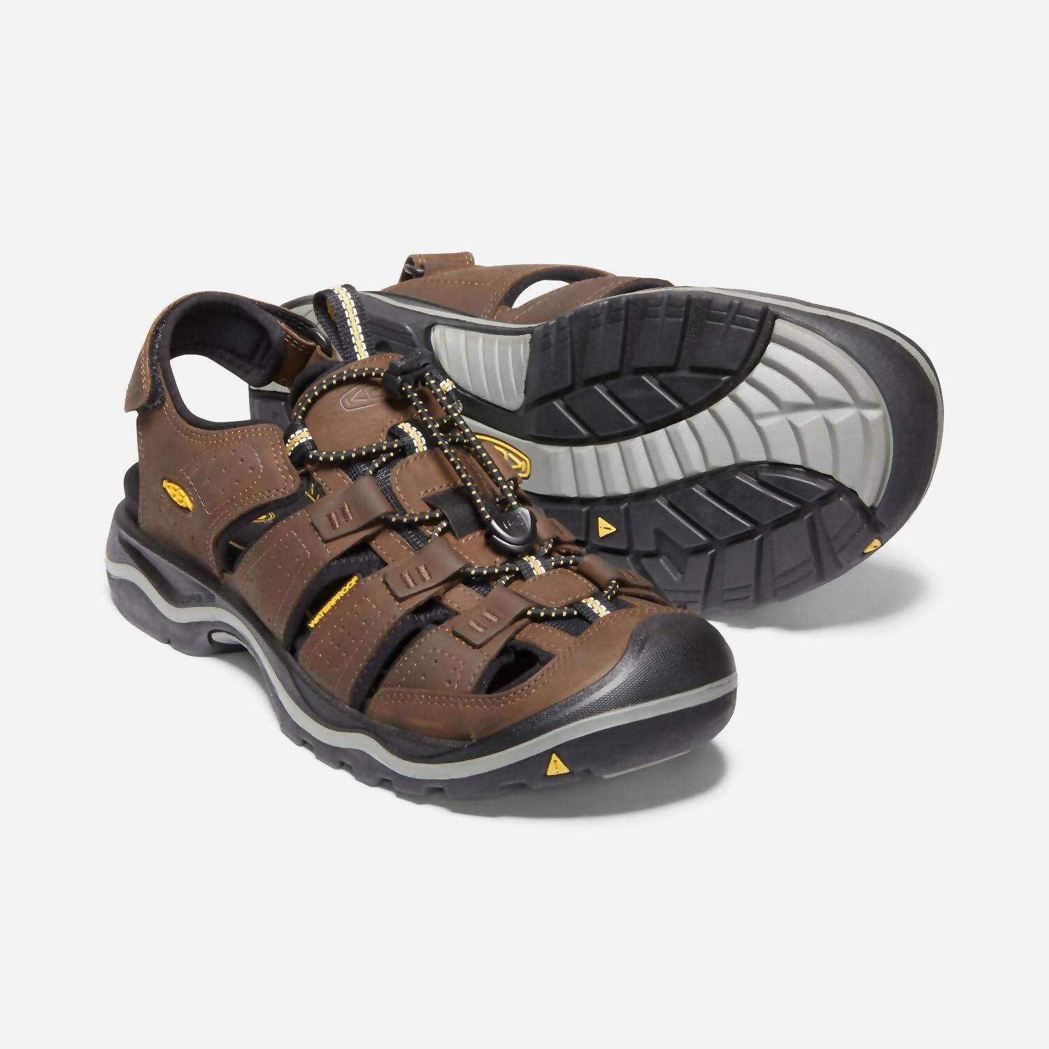 

Сандалии мужские Rialto Fisherman из бизоновой кожи Keen, цвет bison