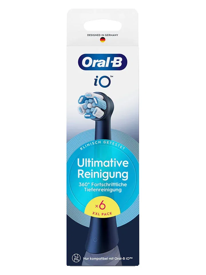 Набор сменных насадок Oral-B iO Ultimative Reinigung черный — фото 3