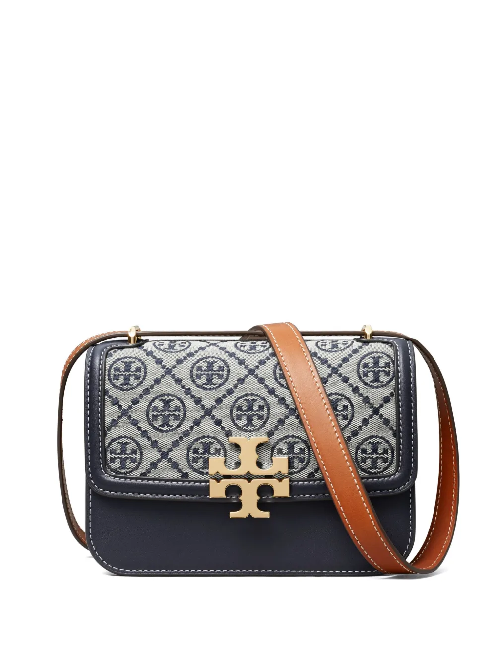 

Маленькая сумка на плечо Eleanor с монограммой Tory Burch, синий
