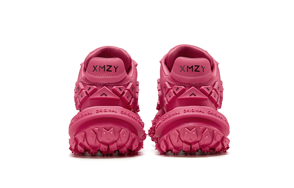 Низкие массивные кроссовки Unisex XMZY, розовые [Подарок в комплекте] — фото 4