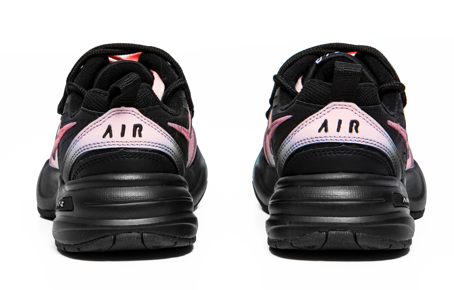 

Кроссовки Nike Air Monarch 4 Chunky Sneakers Unisex Low-top Black/pink, черный